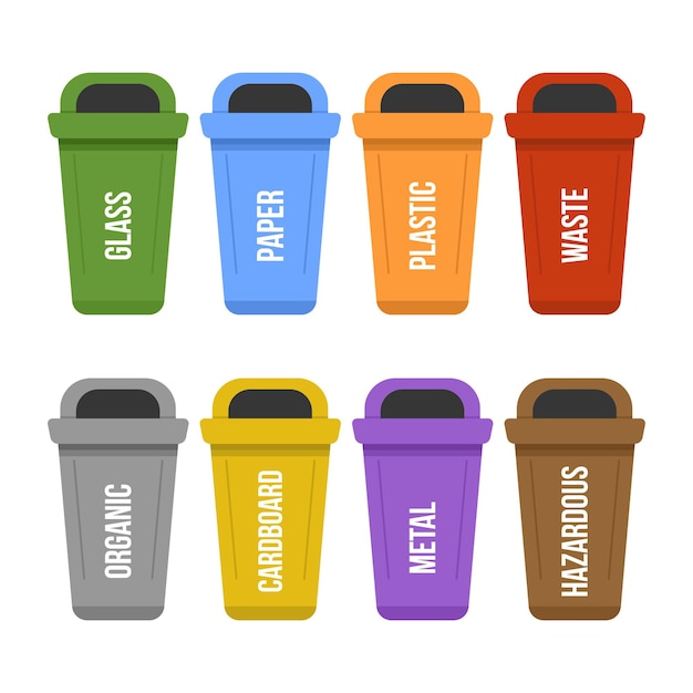 Arriba 18+ Foto colores de las papeleras de reciclaje Alta definición completa, 2k, 4k
