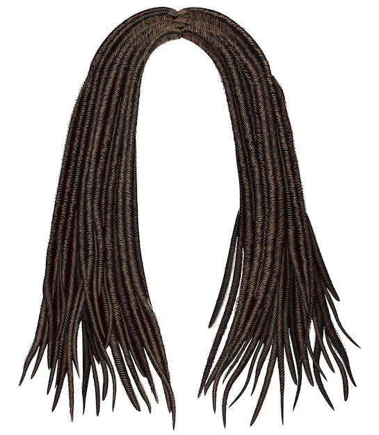 peluca rastas mujer