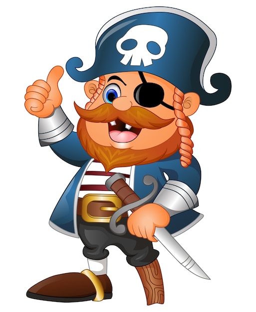 Resultado de imagen para pirata dibujo animado