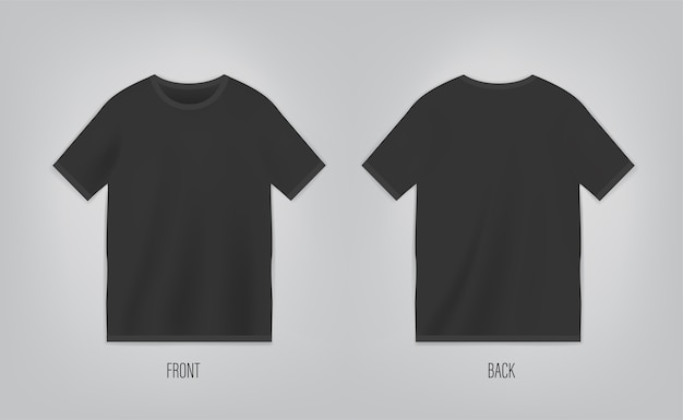 camiseta negra manga corta