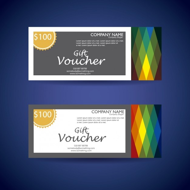 Plantilla De Cheque De Regalo Vector Gratis 2894