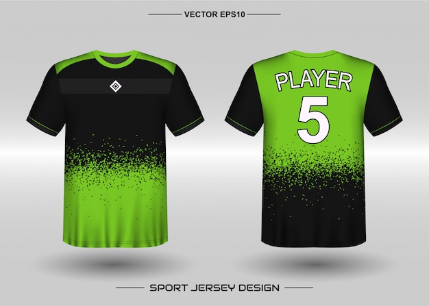 Plantilla De Dise O De Camiseta Deportiva Para Equipo De F Tbol Vector Premium