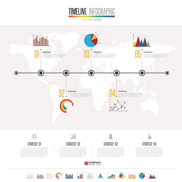 Plantilla De Dise O De Infograf As Timeline Vector Premium The Best Porn Website