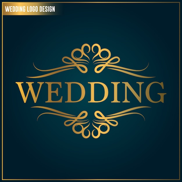 Plantilla De Diseño De Logotipo De Boda Vector Logo De La Boda