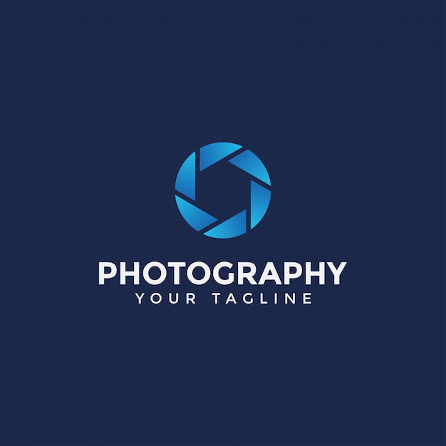 Plantilla De Dise O De Logotipo De Fotograf A Simple Vector Premium