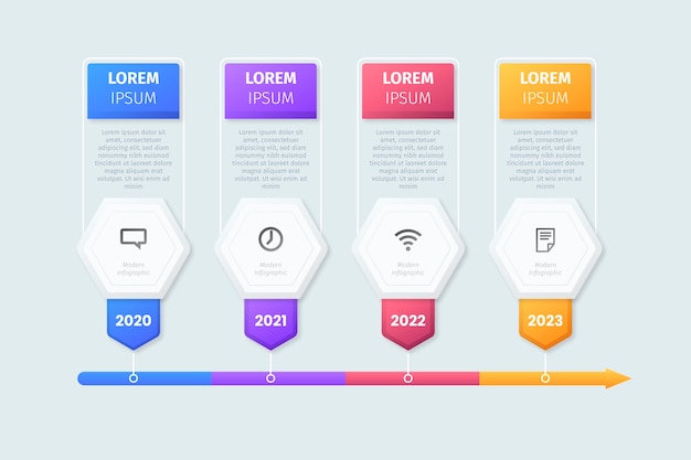 Plantilla De Infografía De Línea De Tiempo De Marketing Vector Gratis 5627