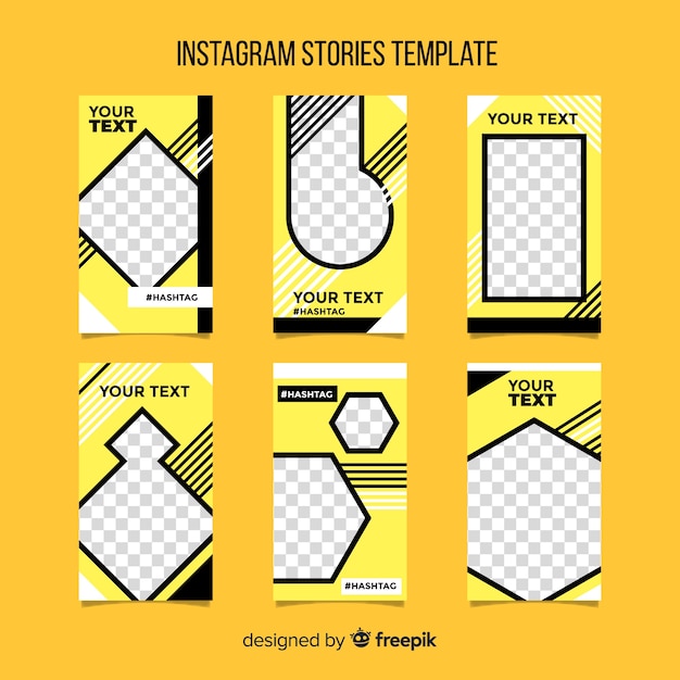 Plantilla De Instagram Stories Vector Gratis