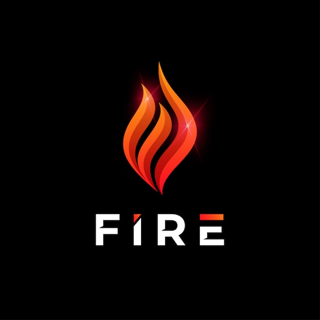 Plantilla De Logotipo De Fuego Vector Premium 