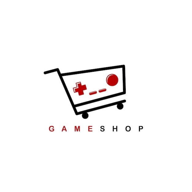 Plantilla De Logotipo De Tema De Tienda De Videojuegos Descargar