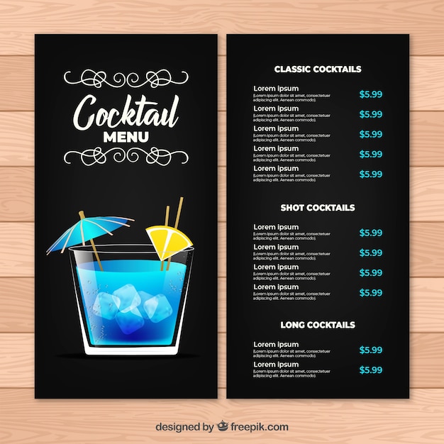 Todo 25+ Imagen carta de cocteles de un bar Lleno