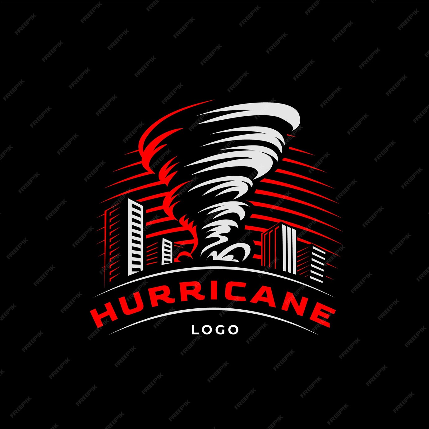 Plantilla Profesional De Logotipo De Huracán 