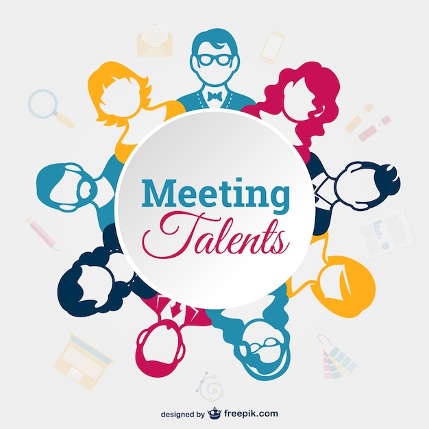 Download Plantilla de reunión de negocios | Vector Gratis