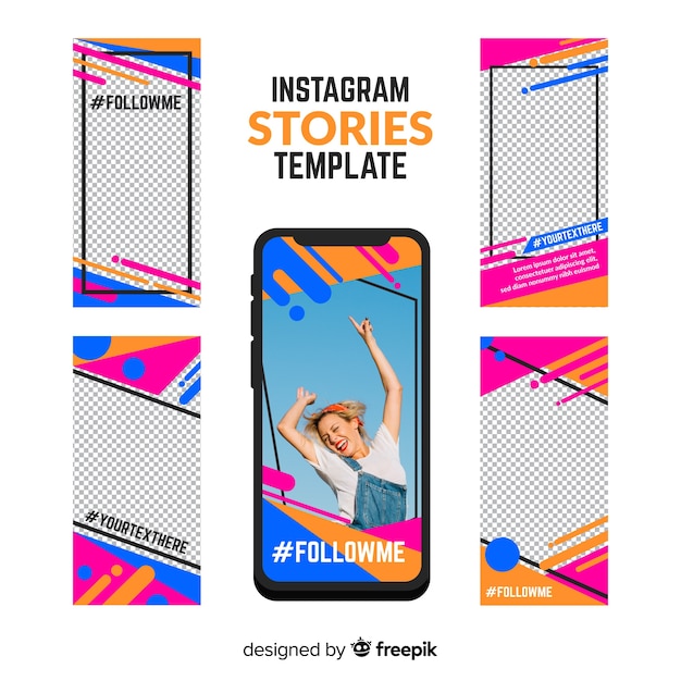 Plantilla De Instagram Stories Vector Premium The Best Porn Website