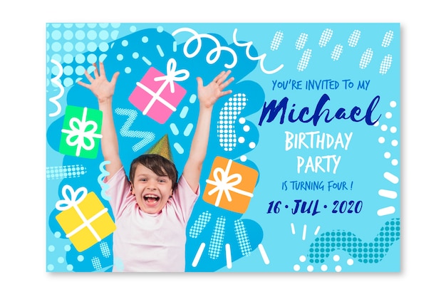 Crea Tarjetas De Cumpleaos Para Nios Online Gratis Canva