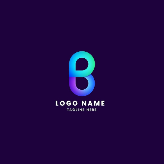 Plantilla De Vector De Diseño De Logotipo Letra B | Vector Premium