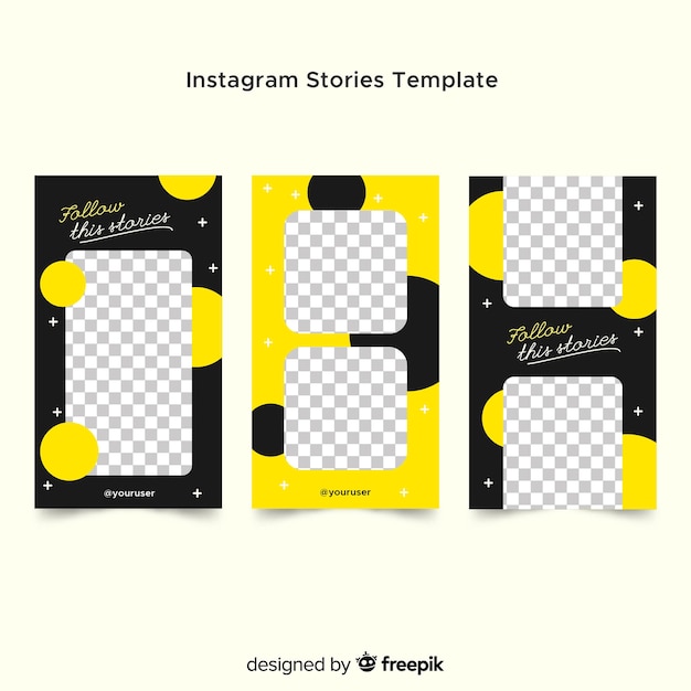 Plantillas De Instagram Stories Vector Gratis