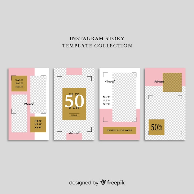 Plantillas De Instagram Stories Vector Gratis