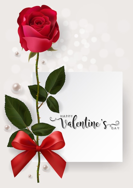 Plantillas de tarjetas de felicitación de san valentín. | Vector Premium