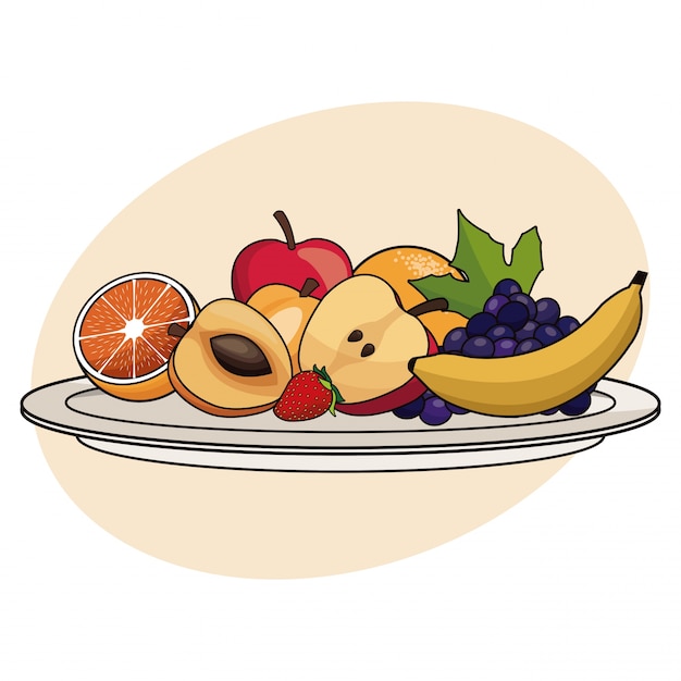 Plato De Fruta De Dibujos Animados Png Clipart De Frutas Vector De The Best Porn Website 4040