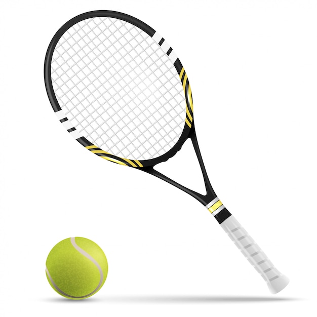 Raqueta De Tenis Y Pelota Vector Premium 5733