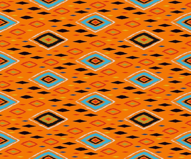 Rayas Diagonales Ikat Patr N De Zigzag Sin Costuras Ilustraci N