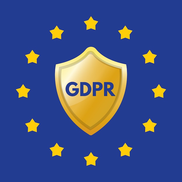 Reglamento General De Protección De Datos - Gdpr. Ilustración Vectorial ...