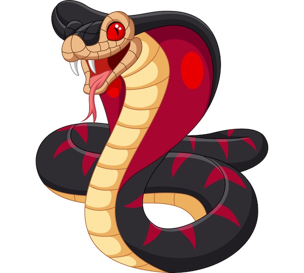 Dibujos Animados De Serpiente Cobra De Mascota Vector Premium Porn