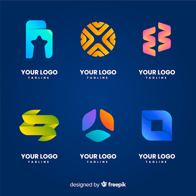 Set De Logotipos Vector Gratis