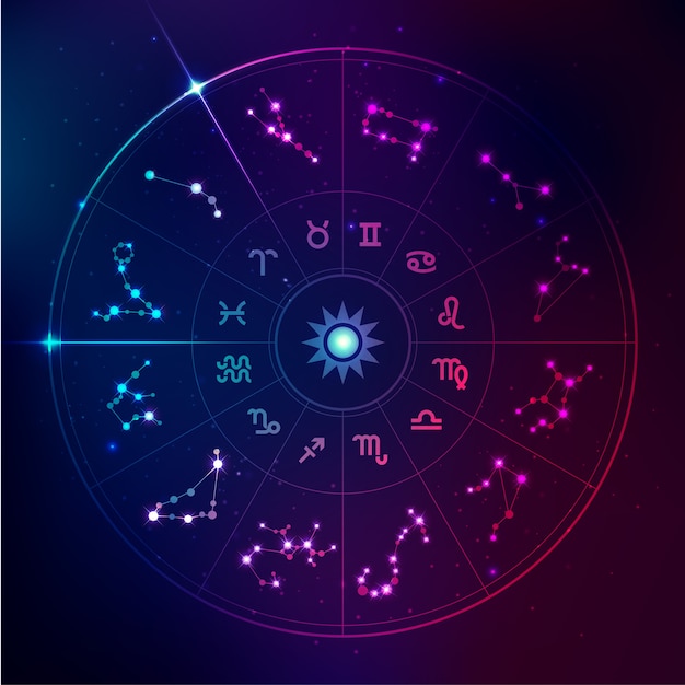 Signos del horóscopo Vector Premium