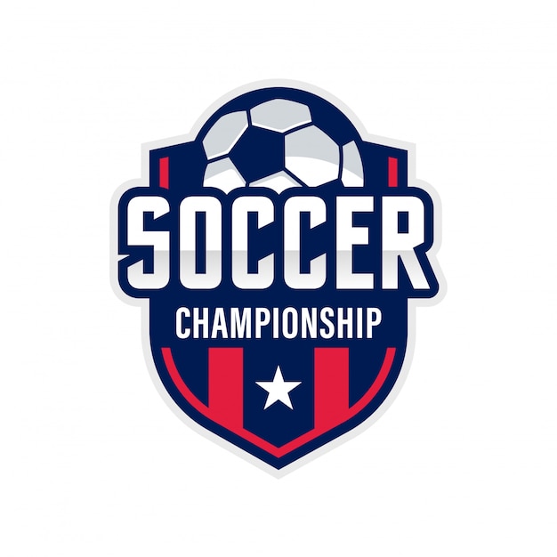 Soccer Logo American Logo Sports Vector Premium