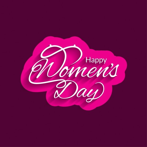 Tarjeta De Feliz Día De La Mujer Descargar Vectores Gratis