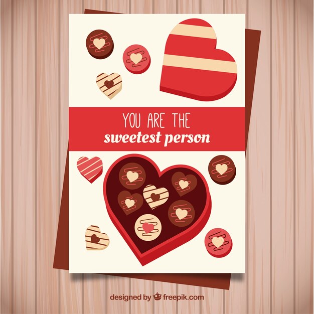 Tarjeta de felicitación de san valentín | Vector Gratis