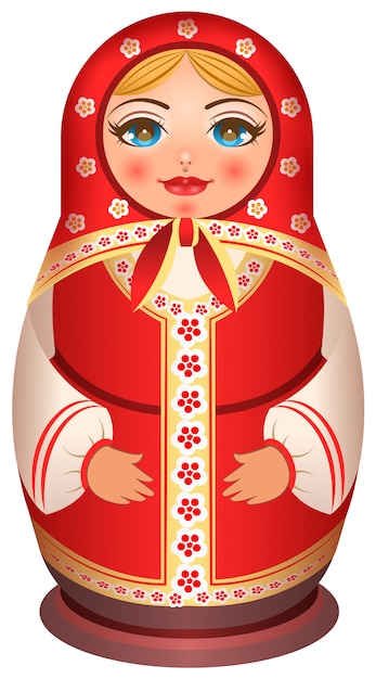 muñeca rusa madera