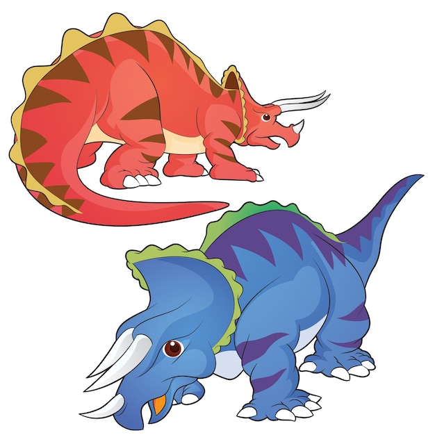 Triceratops Vector Premium