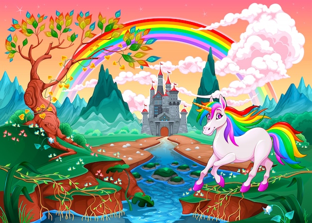 unicornio-paisaje-fantasia-arcoiris-castillo_1196-801.jpg