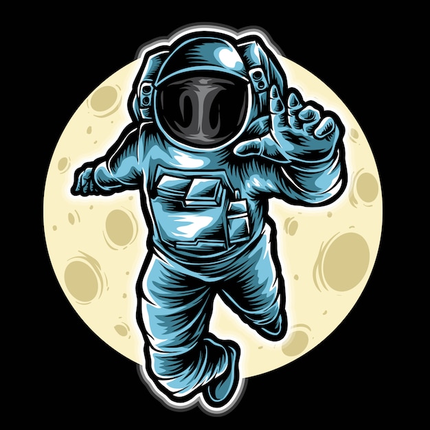 Vector De Astronauta Vector Premium