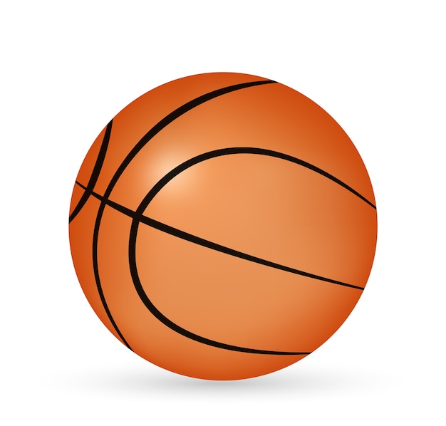 Download Un vector de baloncesto 3d | Vector Premium