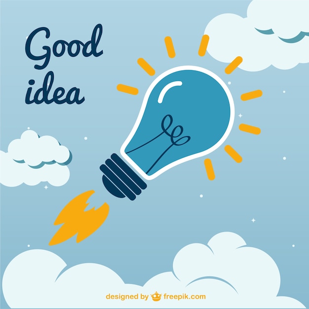 Vector Creativo De Buena Idea | Vector Gratis