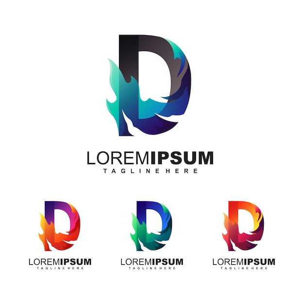 Vector De Diseño De Logotipo Letra D Vector Premium 9342