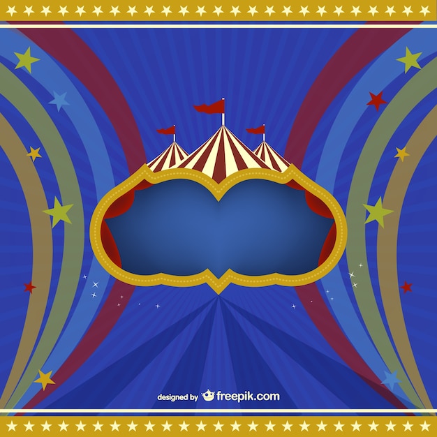 Vector fondo circo | Descargar Vectores gratis