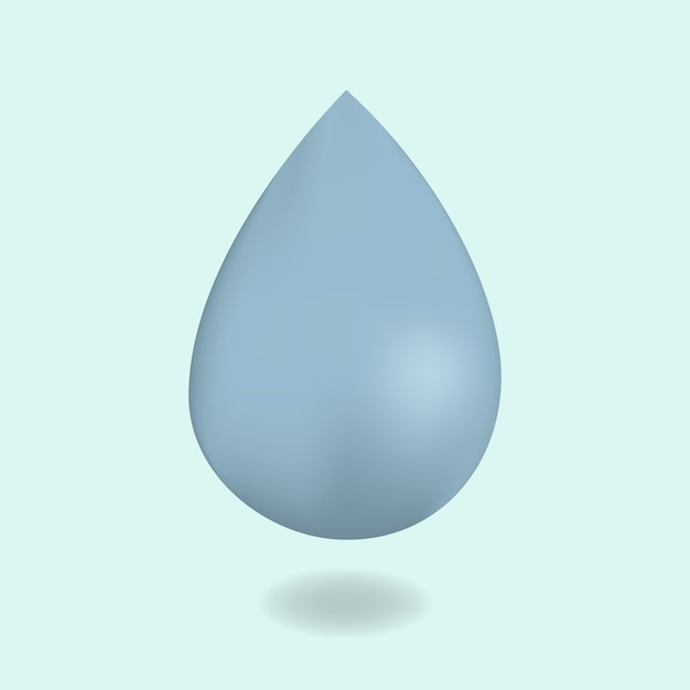 Vector de la imagen del icono de gota de agua | Vector Gratis