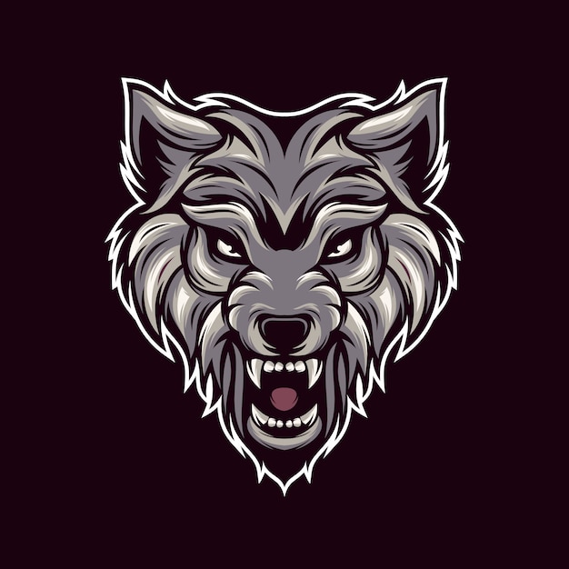 Vector logo de lobos | Vector Premium