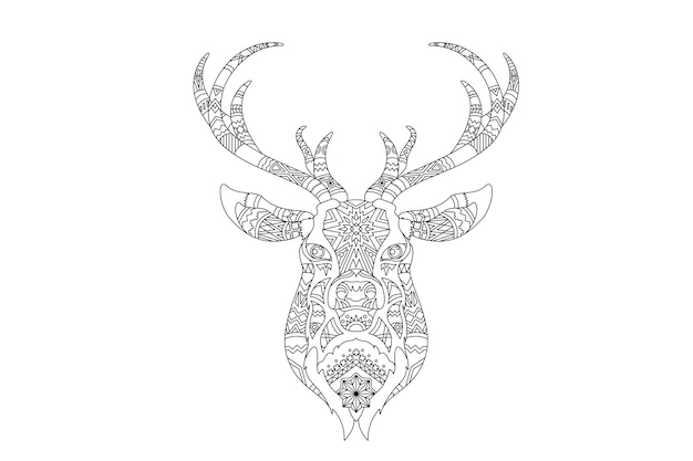 Vector de renos de navidad vector gratuito
