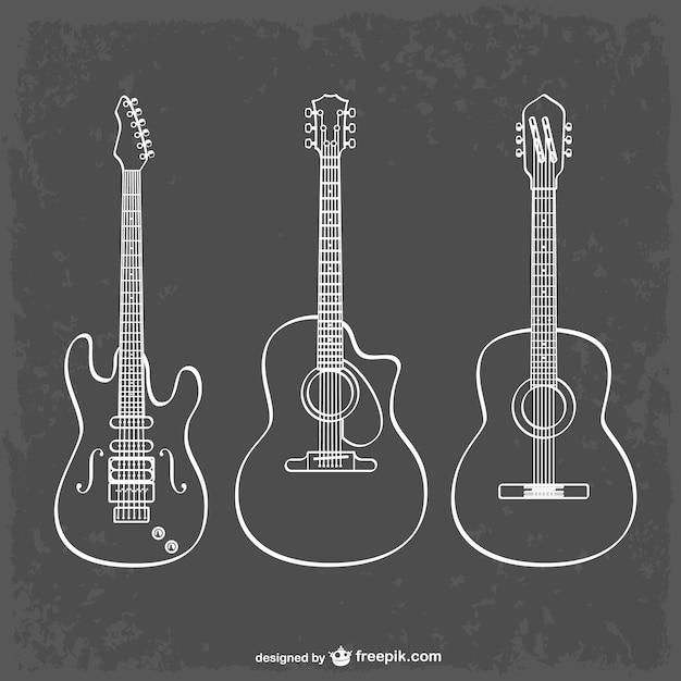 guitar vector clip art free download - photo #5