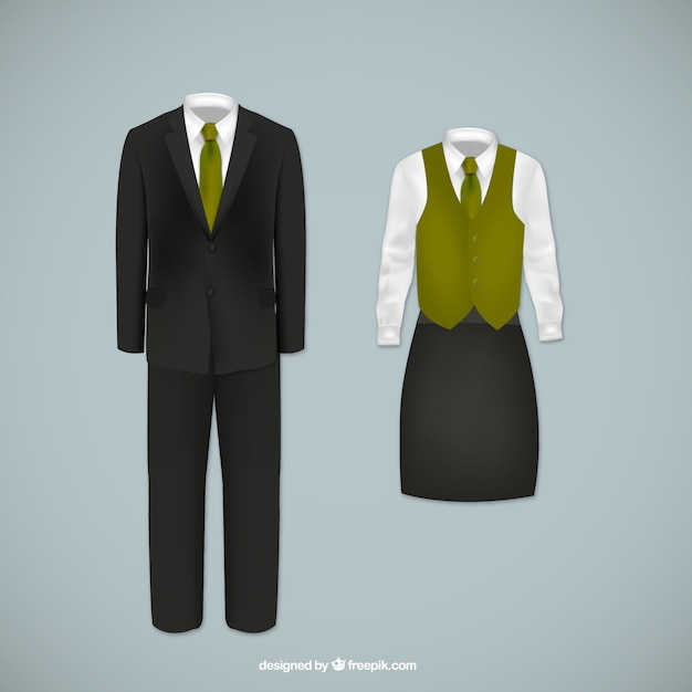 Download Vectores personal de uniforme | Descargar Vectores gratis