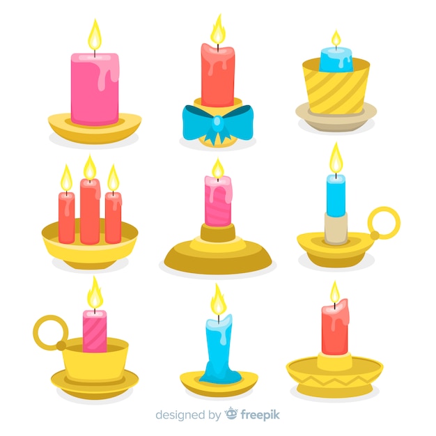 10 velas de llama color pastel de cumpleaños Navidad Fiesta De Neon titular Novedad celebración