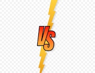 Versus Logo vs Letras Para Deportes Y Competiciones De Lucha Vector 