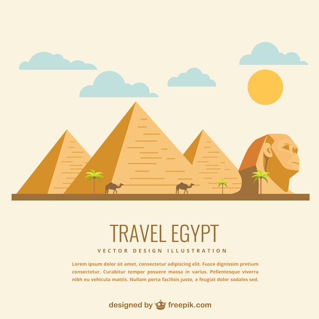 Viaje A Egipto | Descargar Vectores Gratis