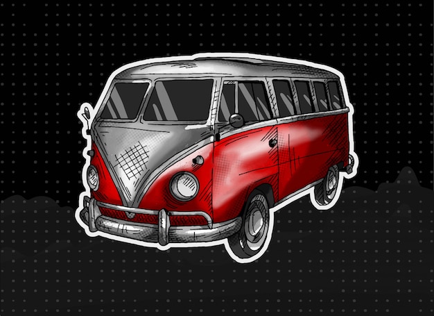 Volkswagen bus | Vector Premium