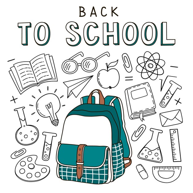 Карта back to school на русском